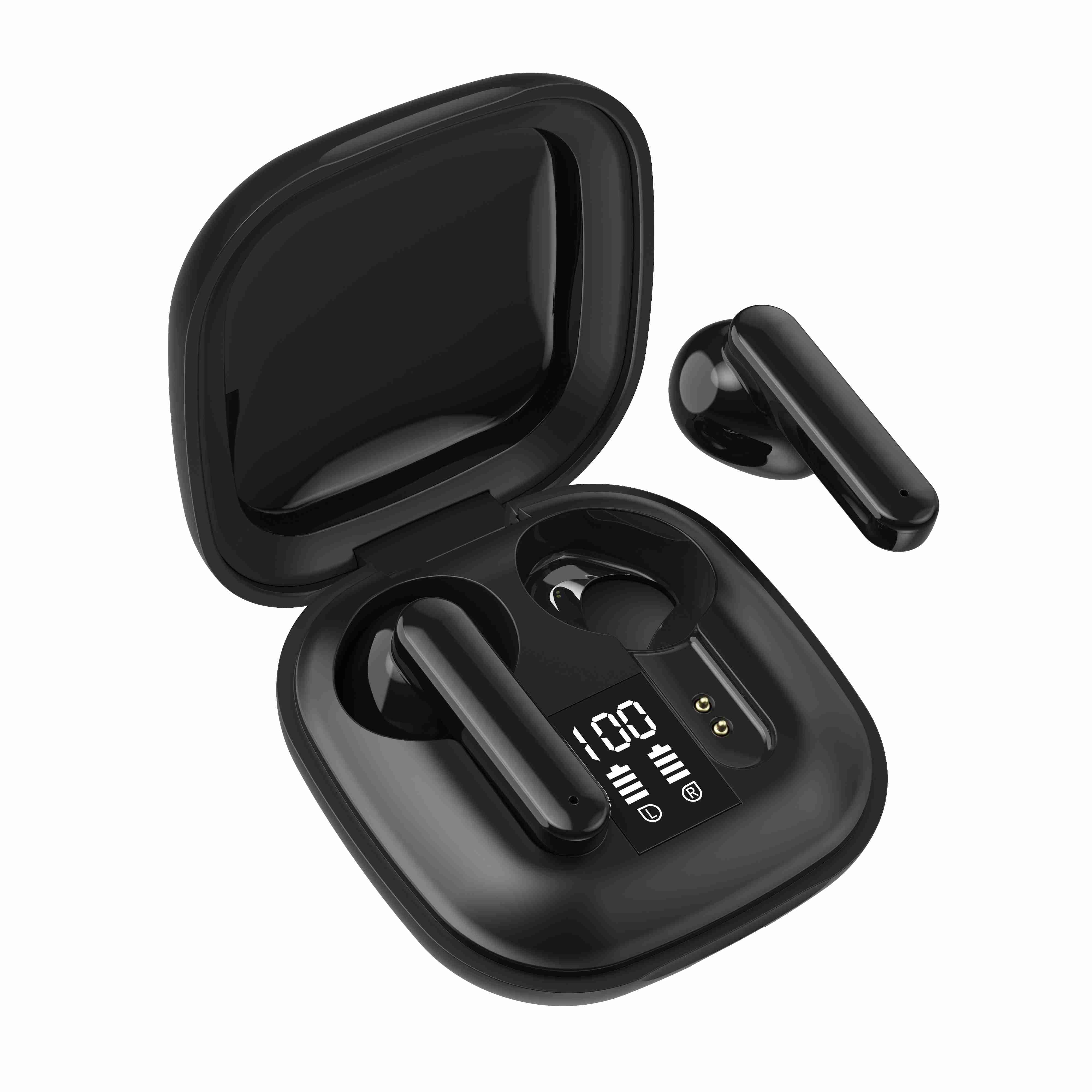 YJ-20 Wireless Headset In-Ear Bluetooth Earbuds IPX7 Water Resistant Sports Headphone with LED Digital Display Touch Control Function YJ-20 Wireless Headset In-Ear Bluetooth Earbuds IPX7 Water Resistant Sports Headphone with LED Digital Display Touch Control Function